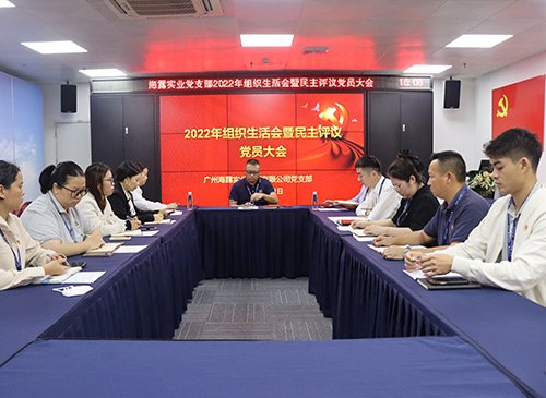 集团党支部召开2022年度组织生